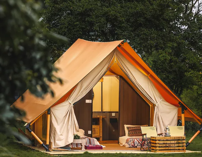 How Do Glamping Domes Work as Unique Fitness or Yoga Studios?